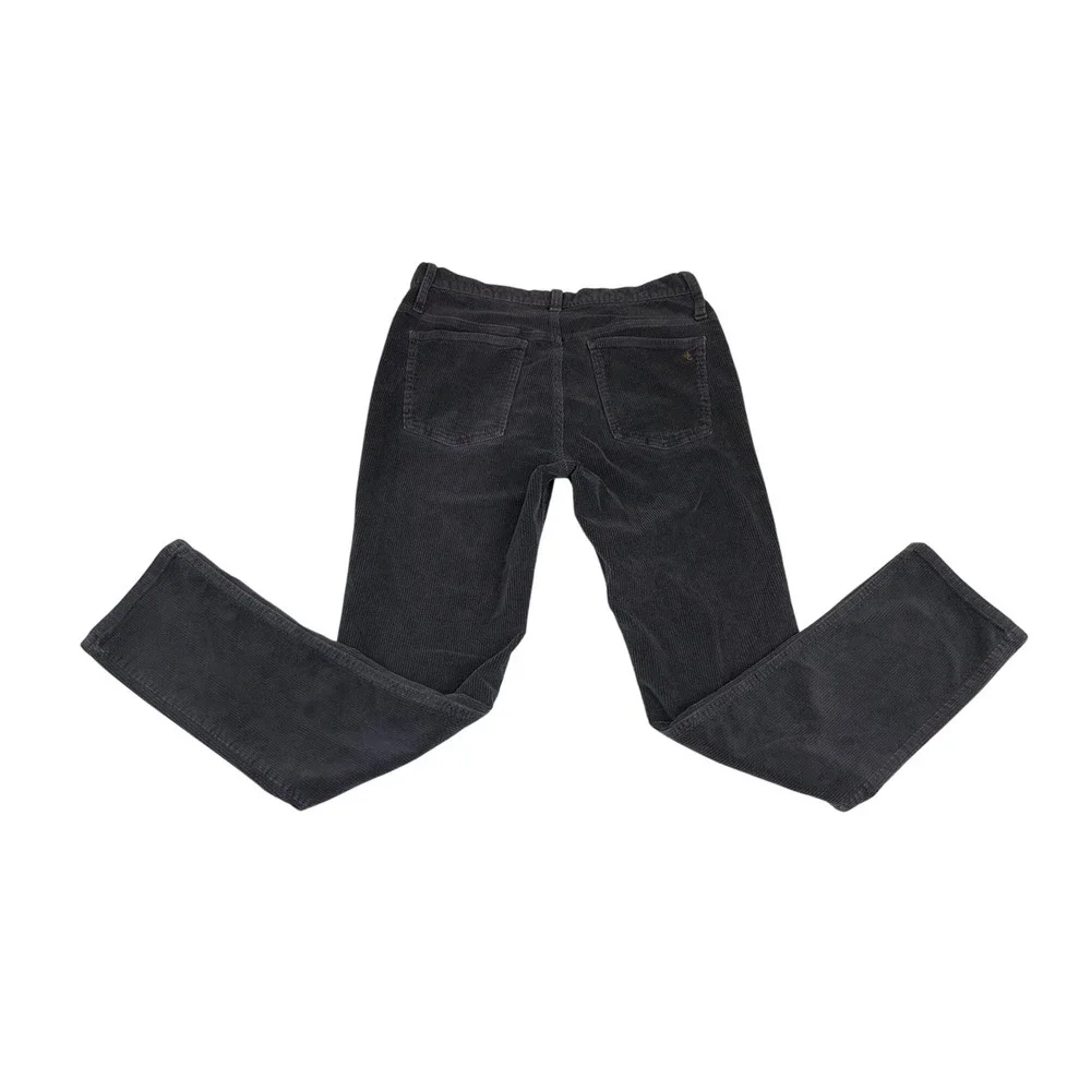 True Craft Mens Charcoal Gray Corduroy‎ Straight Leg Pants 34x34 Stretch Cotton